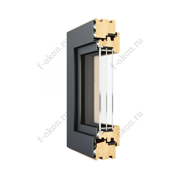 Squared Wood Alu Raffaello 80